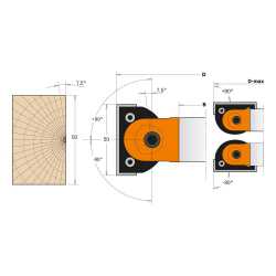 Professional adjustable chamfer cutter heads with gear box and other spindle tooling products are available from Akord Group.