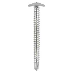  TIMCO Baypole Screws - Zinc-coated self-drilling wafer flange PH screws for PVCu bay window and door fabrication.